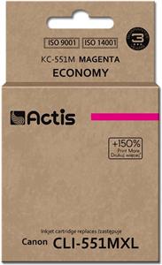 Actis KC-551M ink (replacement for Canon CLI-551M; Standard; 12 ml; magenta (with chip)