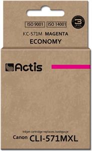 Actis KC-571M ink (replacement for Canon CLI-571M; Standard; 12 ml; magenta)