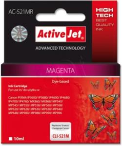 Activejet ACC-521MN Ink cartridge (replacement for Canon CLI-521M; Supreme; 10 ml; magenta)