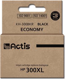 Actis KH-300BKR Ink Cartridge (replacement for HP 300XL CC641EE; Standard; 15 ml; black)