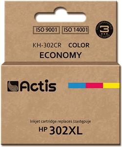 Actis KH-302CR ink (replacement for HP 302XL F6U67AE; Premium; 21 ml; color)