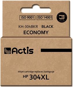 Actis KH-304BKR ink (replacement for HP 304XL N9K08AE; Premium; 20 ml; black)