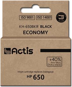 Actis KH-650BKR ink (replacement for HP 650 CZ101AE; Standard; 15 ml; black)