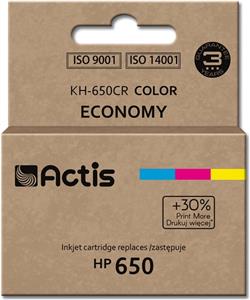 Actis KH-650CR ink (replacement for HP 650 CZ102AE; Standard; 9 ml; color)