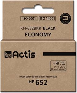 Actis KH-652BKR ink (replacement for HP 652 F6V25AE; Standard; 15 ml; black)