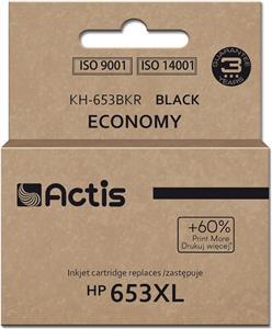 Actis KH-653BKR Ink Cartridge (replacement for HP 653XL 3YM75AE; Premium; 20ml; 575 pages; black)