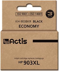 Actis KH-903BKR ink for HP; replacement for HP 903XL T6M15AE; Standard; 30ml; black - New Chip