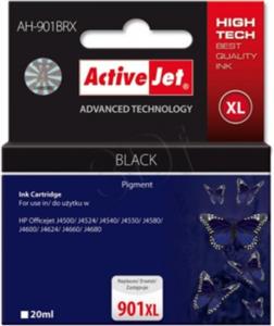 Activejet AH-901BRX Ink (replacement for HP 901XL CC654AE; Premium; 20 ml; black)