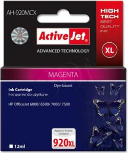 Activejet AH-920MCX Ink Cartridge (replacement for HP 920XL CD973AE; Premium; 12 ml; magenta)