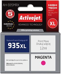 Activejet AH-935MRX ink (replacement for HP 935XL C2P25AE; Premium; 12 ml; magenta)