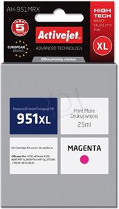 Activejet AH-951MRX Ink Cartridge (replacement for HP 951XL CN047AE; Premium; 25 ml; magenta)