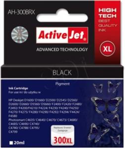 Activejet Ink Cartridge AH-300BRX (HP 300XL CC641EE compatible; Premium; 20 ml; black)