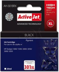 Activejet Ink Cartridge AH-301BRX (HP 301XL CH563EE compatible; Premium; 20 ml; black)