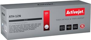 Activejet ATH-12N toner (replacement for HP 12A Q2612A, Canon FX-10, Canon CRG-703; Supreme; 2300 pages; black)