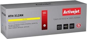 Activejet ATH-312AN Toner (replacement for Canon, HP 126A CRG-729Y, CE312A; Premium; 1000 pages; yellow)