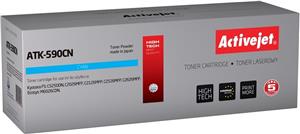 Activejet ATK-590CN Toner (replacement for Kyocera TK-590C; Supreme; 5000 pages; cyan)