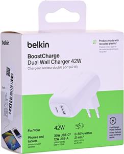 Belkin WCB009VFWH Smartphone, Tablet White AC Fast charging Indoor