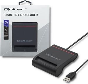 Qoltec Smart chip ID card scanner