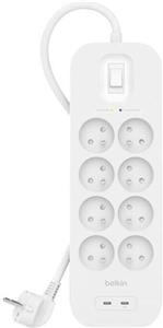 Belkin Connect White 8 AC outlet(s) 2 m