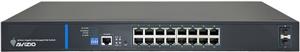 AVIZIO Switch 16x RJ45 PoE 1Gb/s + 2x SFP Uplink 1Gb/s + 1 RJ45 console port