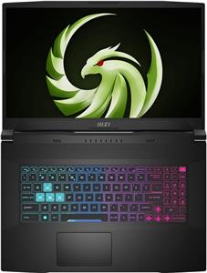 MSI Bravo 17 D7VEK-092XPL Laptop 43.9 cm (17.3") Full HD AMD Ryzen™ 5 7535HS 16 GB DDR5-SDRAM 512 GB SSD NVIDIA GeForce RTX 4050 Wi-Fi 6E (802.11ax) Black