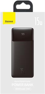 BASEUS POWERBANK BIPOW 30000MAH 15W BLACK OS