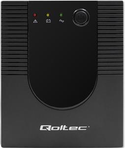 Qoltec 53776 uninterruptible power supply (UPS) Line-Interactive 1.5 kVA 900 W 4 AC outlet(s)