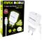 MAXMOBILE KUĆNI PUNJAČ PD SUPER FAST CHARGE 2U1 TYPE C+KABEL, TR349006 35W