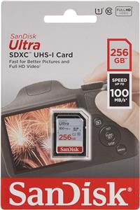 SanDisk Ultra 256GB SDXC memory card 100MB/s