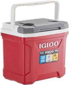 IGLOO cooler bag red, white 15l