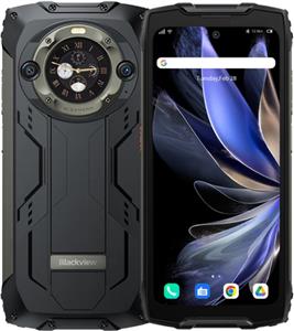 Blackview Smartphone Rugged Phone BV9300 Pro 12GB+256GB with Built-in 100LM Flashlight, Black