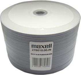 MAXELL DVD-R 4,7GB, 50 szt. w opakowaniu cake (szpindel), Max. prędkość zapisu 16X, 120 min. Przeznaczenie nagrywanie Multimediów. Płyty wysokiej jakości z możliwością nadruku.