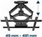 Gembird WM-75ST-01 Full motion TV wall mount, 32”-75” (45 kg)