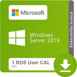 Windows Server 2019 1 RDS User CAL ESD elektronička licenca