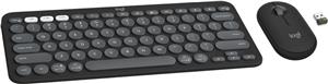 LOGITECH Pebble 2 Bluetooth Keyboard Combo - TONAL GRAPHITE - US INT'L