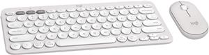 LOGITECH Pebble 2 Bluetooth Keyboard Combo - TONAL WHITE - HRV-SLV-SRB