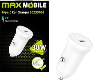 MAXMOBILE AUTO ADAPTER PD QC 3.0 TYPE C, SC239002, 30W