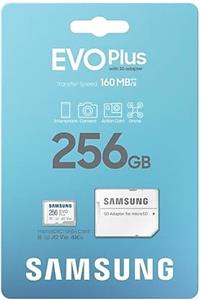 256 GB MicroSDXC Samsung EVO Plus (2024)