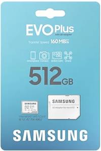 512 GB MicroSDXC Samsung EVO Plus (2024)