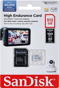 512 GB MicroSDXC SANDISK High Endurance