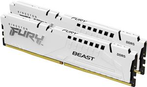 Kingston 32GB 6400MT/s DDR5 CL32 DIMM (Kit of 2) FURY Beast White EXPO, EAN: 740617342673