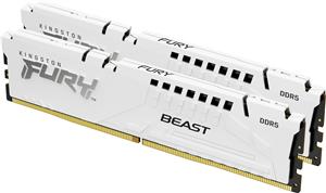 Kingston 32GB 6400MT/s DDR5 CL32 DIMM (Kit of 2) FURY Beast White XMP, EAN: 740617342710