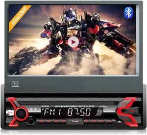 Audiocore AC9100 radio Car Digital Black, Red