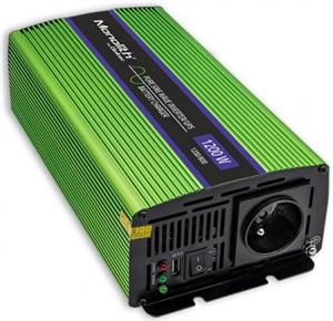 Qoltec Monolith power adapter/inverter Auto 1200 W Green