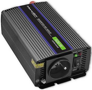 QOLTEC VOLTAGE CONVERTER 600 MS WAVE | 12V NA 230V