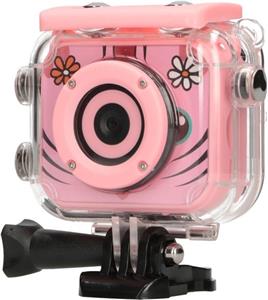 Extralink Kids Camera H18 Pink | Camera | 1080P 30fps, IP68, 2.0" display