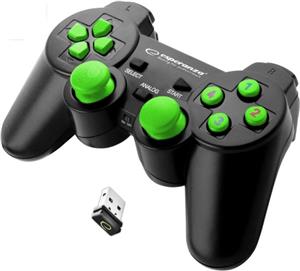 Esperanza EGG108G Gaming Controller Gamepad PC,Playstation 3 Analogue / Digital USB 2.0 Black,Green