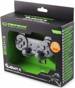 Esperanza EGG108K Gaming Controller Gamepad PC,Playstation 3 Analogue / Digital USB 2.0 Black