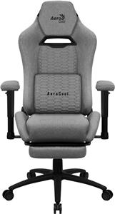 Aerocool ROYALASHGR Premium Ergonomic Gaming Chair Legrest Aeroweave Technology Grey