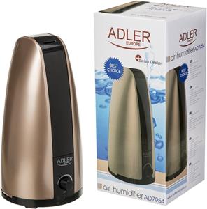 Adler AD 7954 humidifier 1 L Black, Gold 18 W